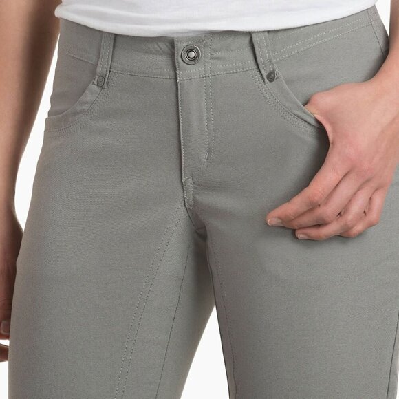 Kuhl NEW Womens Gray Grey Trekr Kapri Cropped Capri Pants 14 - Picture 8 of 16